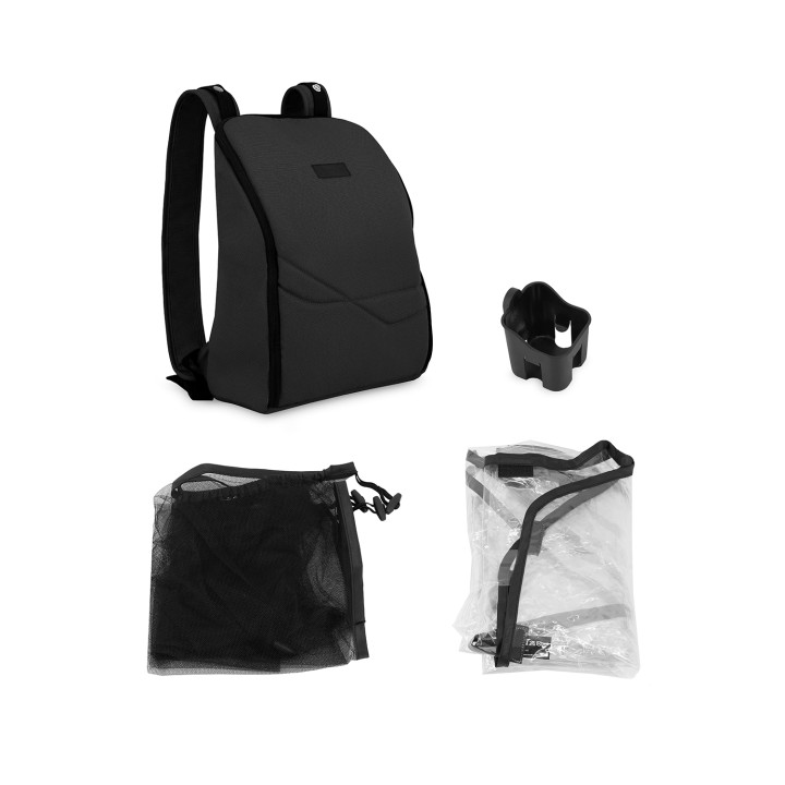 Self-folding MoMi ANDREA stroller BLACK