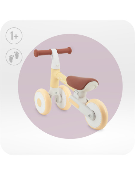 MoMi DEX jeździk ŻÓŁTY