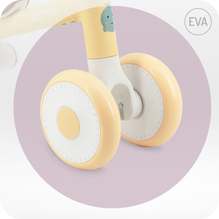 MoMi DEX jeździk ŻÓŁTY