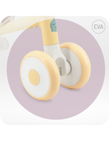 MoMi DEX jeździk ŻÓŁTY