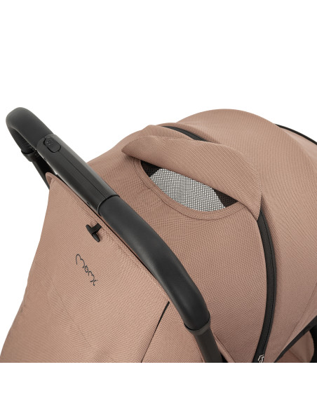 MoMi ANDREA - automatisch zusammenklappbarer Kinderwagen BRAUN