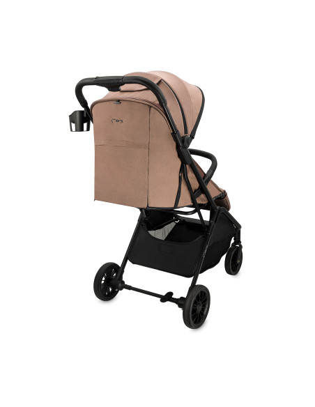MoMi ANDREA - automatisch zusammenklappbarer Kinderwagen BRAUN