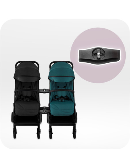 Self-folding MoMi ANDREA stroller BLACK