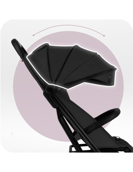 Self-folding MoMi ANDREA stroller BLACK