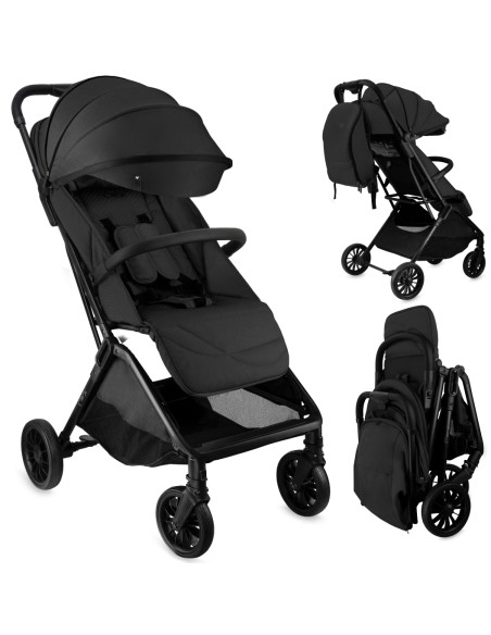 Self-folding MoMi ANDREA stroller BLACK
