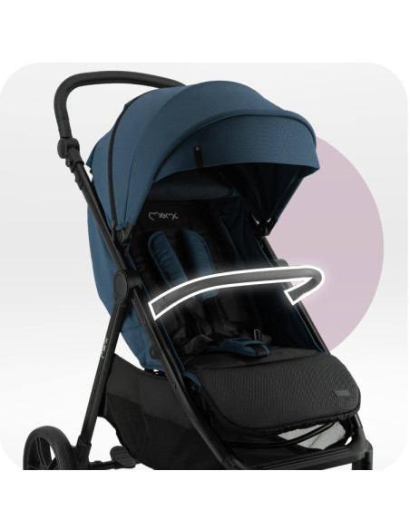 MoMi CLARA kinderwagen BLAU