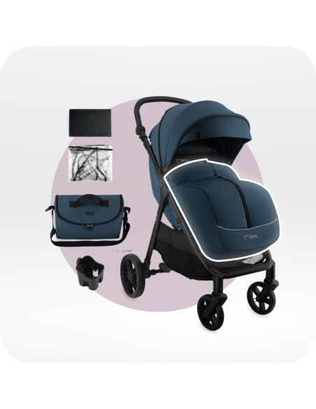 MoMi CLARA stroller BLUE