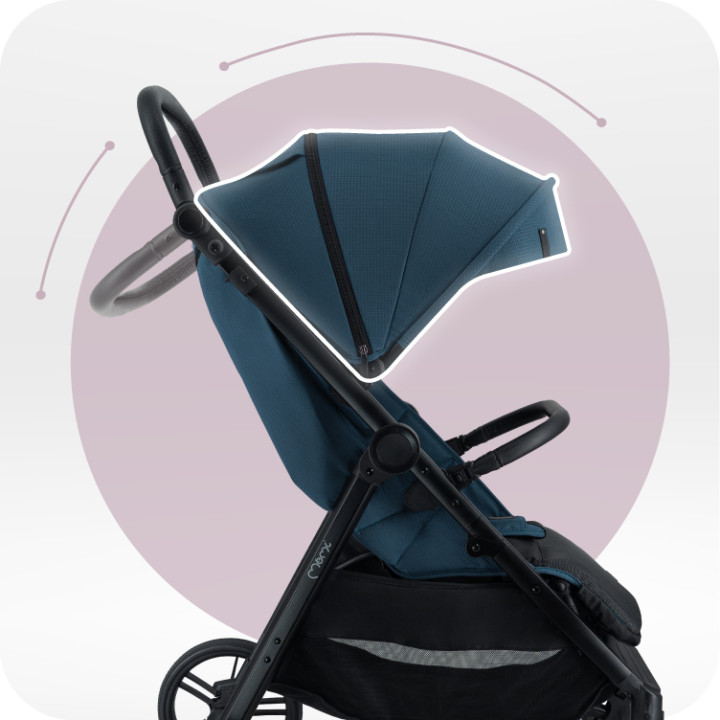 MoMi CLARA kinderwagen BLAU