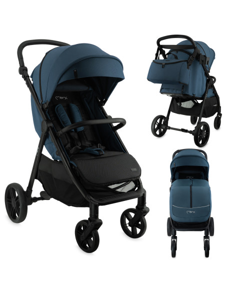 MoMi CLARA kinderwagen BLAU
