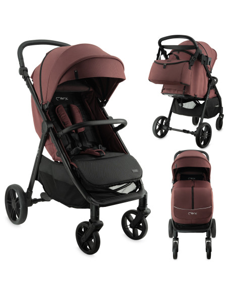 MoMi CLARA kinderwagen BURGUND