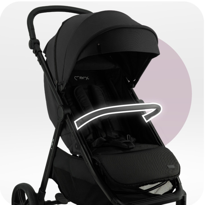 MoMi CLARA kinderwagen SHWARTZ