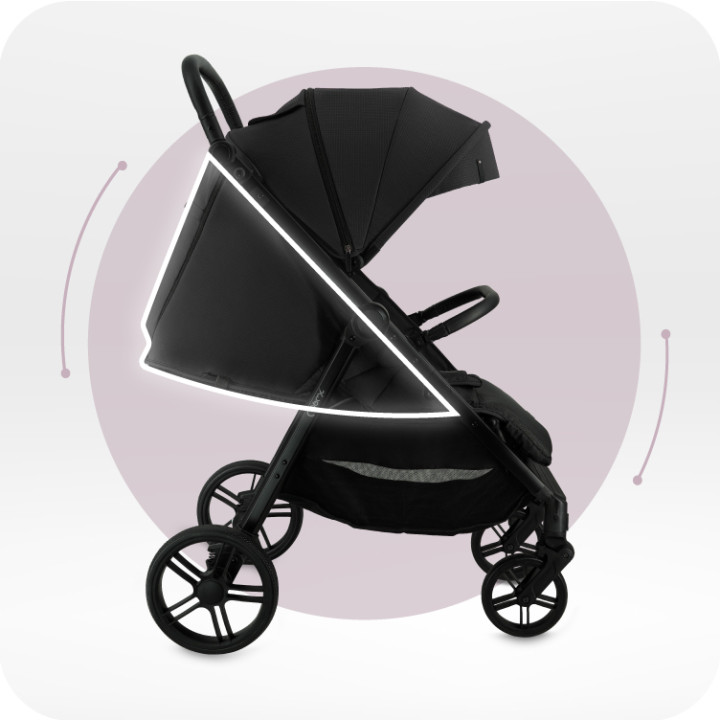 MoMi CLARA stroller BLACK
