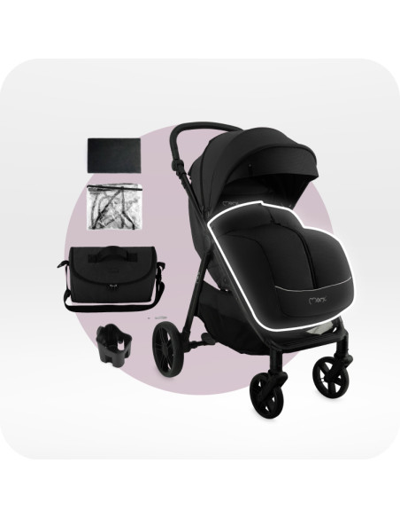 MoMi CLARA kinderwagen SHWARTZ