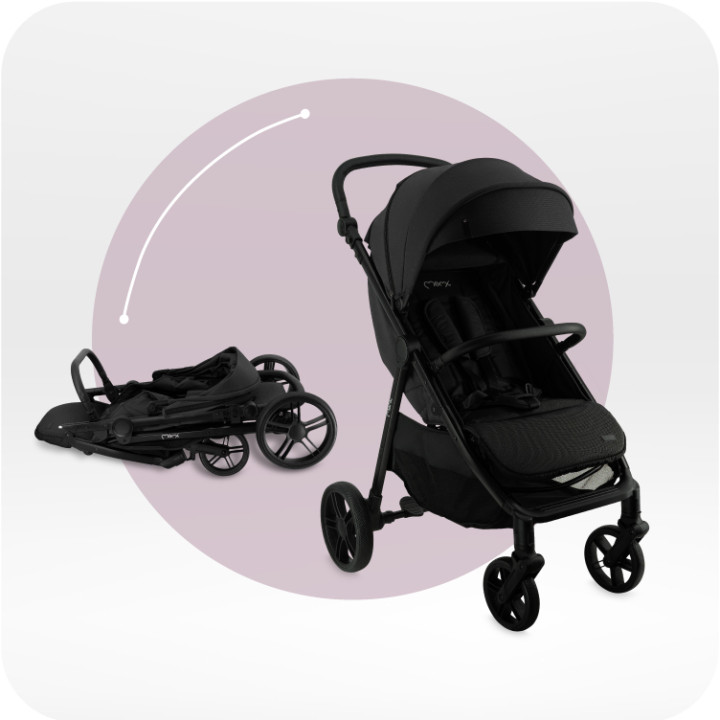 MoMi CLARA kinderwagen SHWARTZ