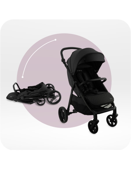MoMi CLARA stroller BLACK