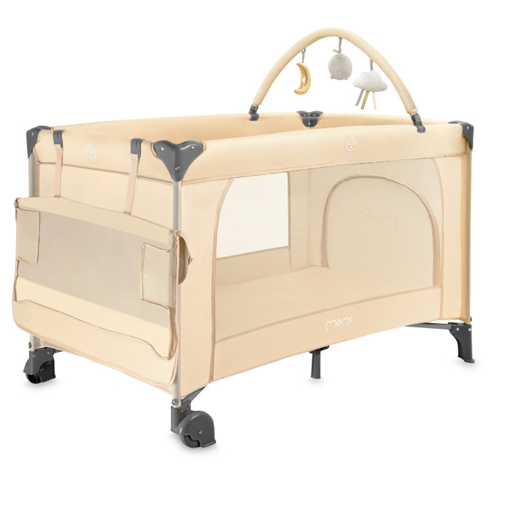 MoMi BELOVE PLUS travel cot BEIGE