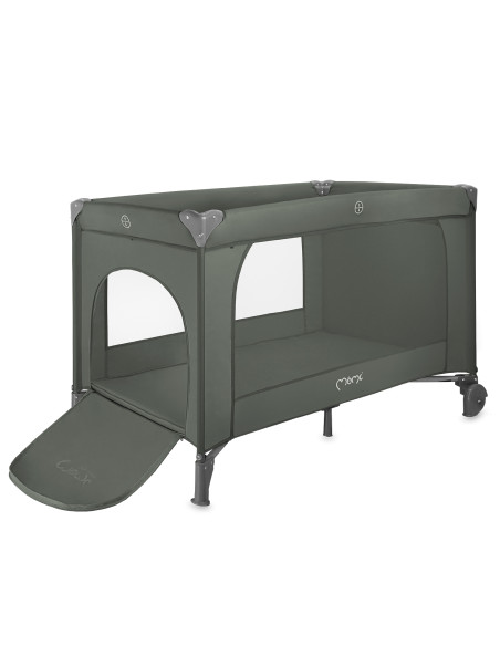 MoMi BELOVE PLUS travel cot GREEN
