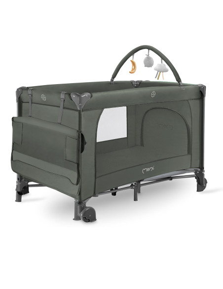 MoMi BELOVE PLUS travel cot GREEN