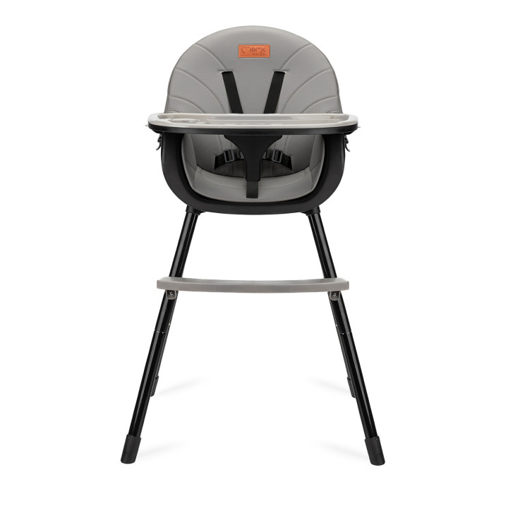 MoMi REKI krzesełko do karmienia 3w1 CZARNE