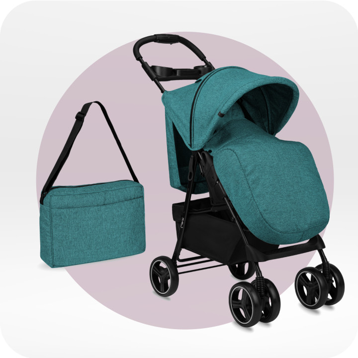 MoMi ISLA stroller GREEN