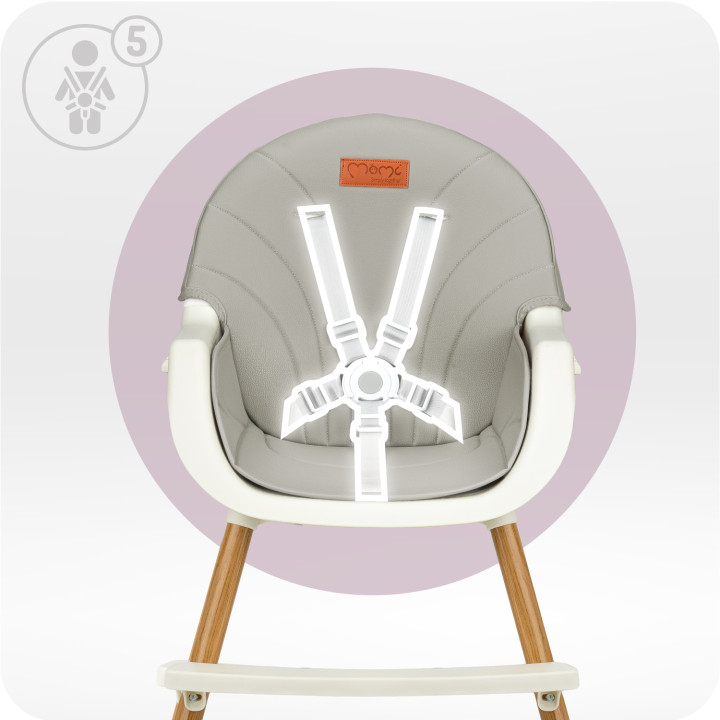 MoMi REKI feeding chair GREY