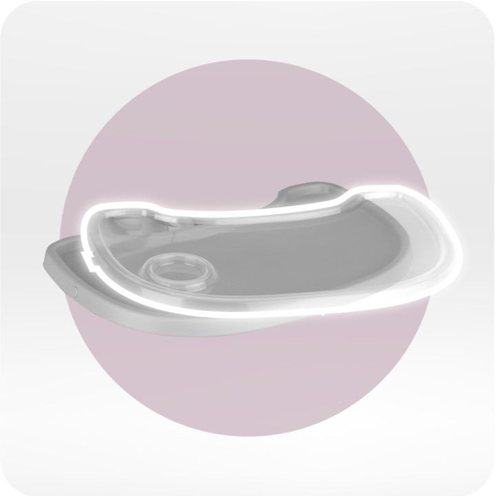 MoMi REKI feeding chair GREY