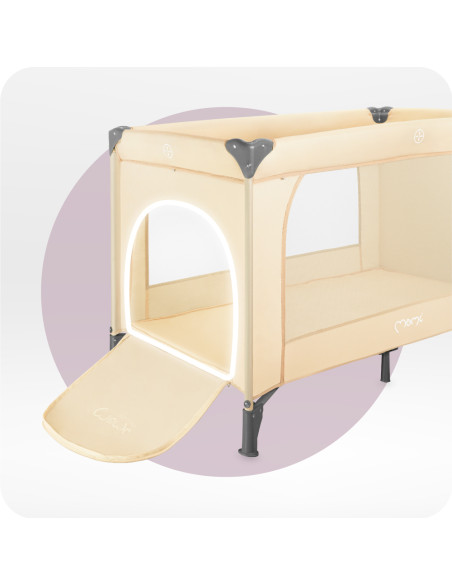 MoMi BELOVE PLUS reisebett BEIGE