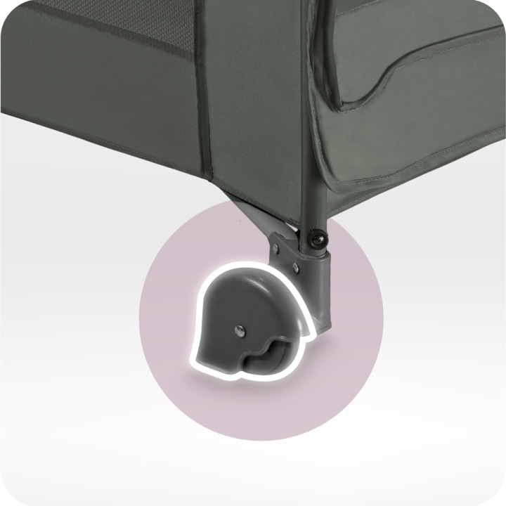 MoMi BELOVE PLUS travel cot GREEN