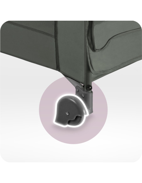 MoMi BELOVE PLUS travel cot GREEN