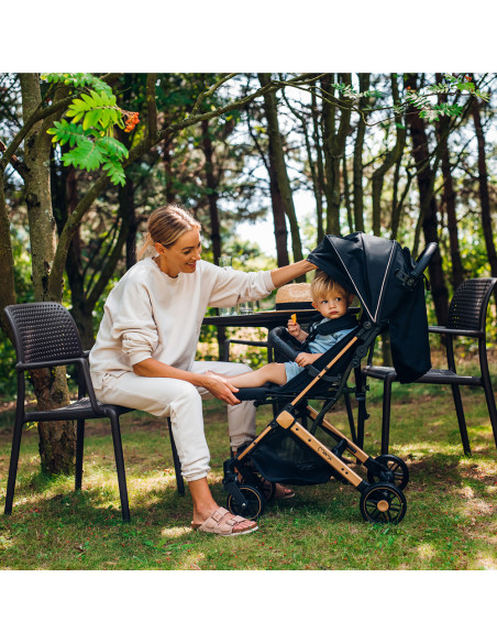 MoMi ESTELLE wózek spacerowy SZARY