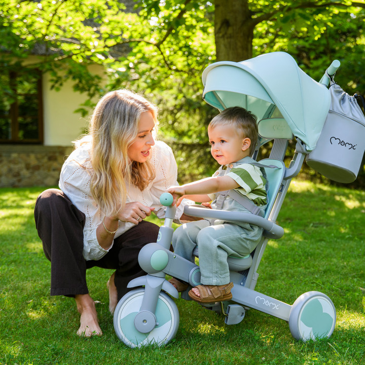 MoMi SOLIVIA Kinderdreirad 4in1 GRAU