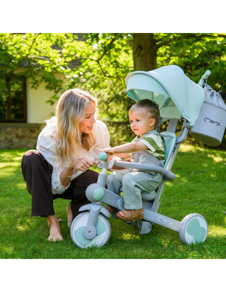 MoMi SOLIVIA Kinderdreirad 4in1 GRAU