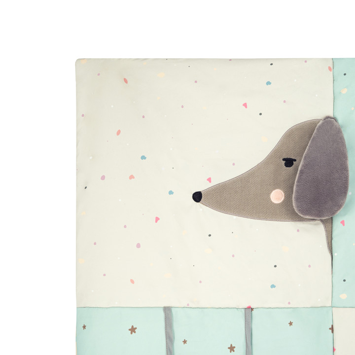 MoMi VOLPI patchwork educational mat