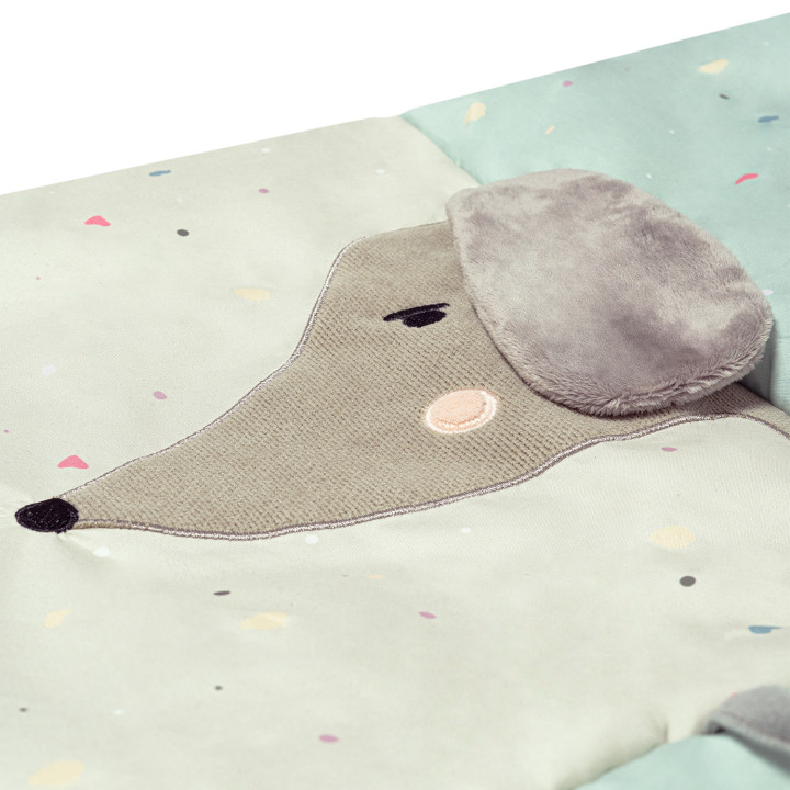 MoMi VOLPI patchwork educational mat