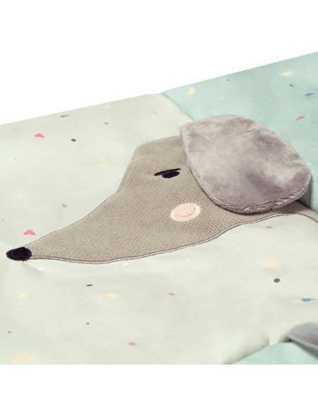 MoMi VOLPI patchwork educational mat