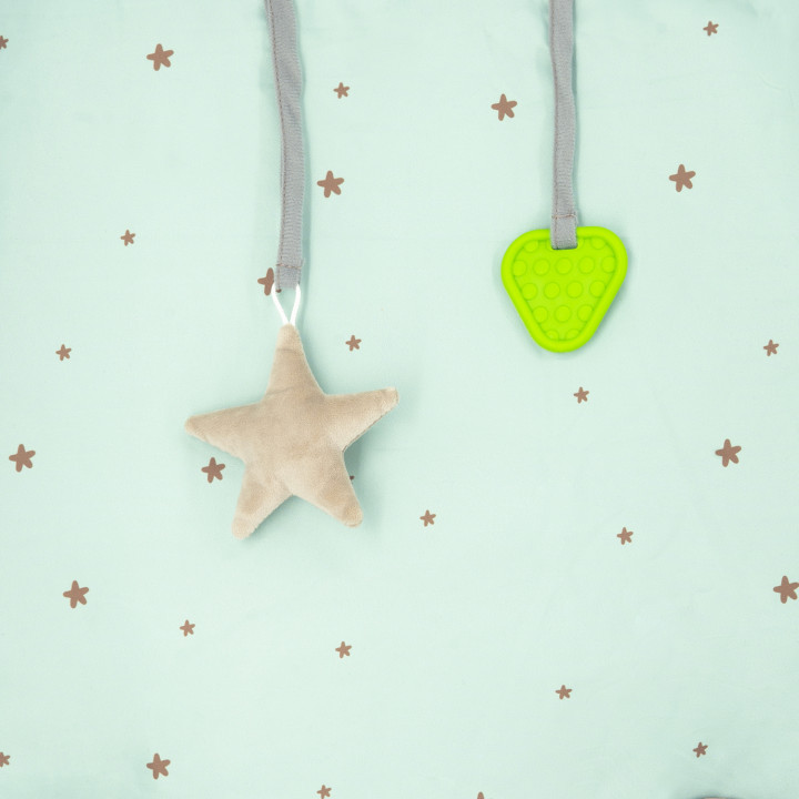 MoMi VOLPI patchwork educational mat