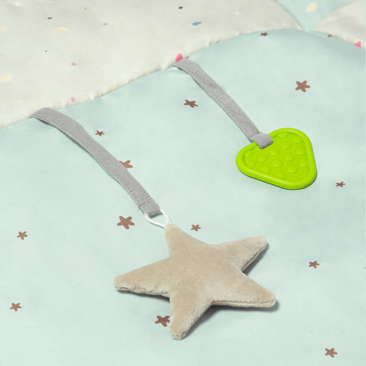 MoMi VOLPI patchwork educational mat