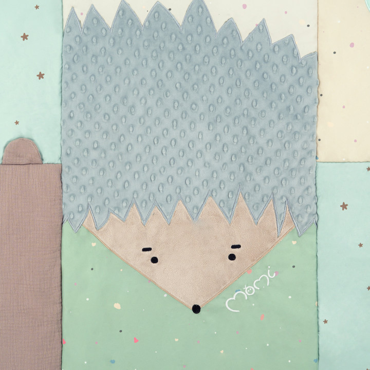 MoMi VOLPI patchwork educational mat