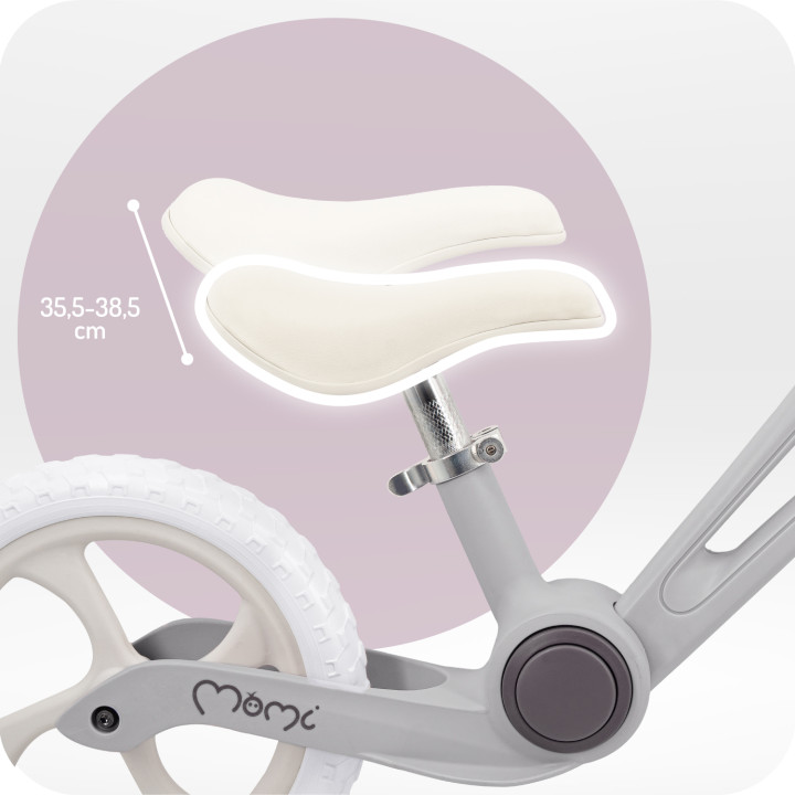 MoMi NORU rowerek biegowy SZARY