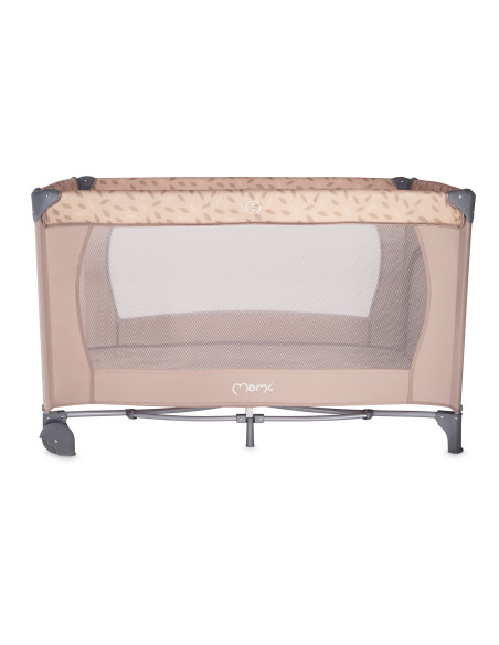 MoMi BELOVE łóżeczko turystyczne - torba do transportu w zestawie! BEŻOWE