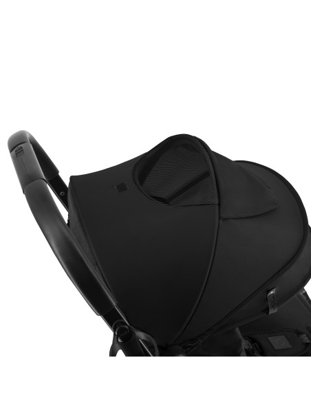 MoMi PAOLA wózek spacerowy samoskładający CZARNY