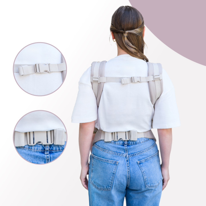 MoMi COLLET nosidło ergonomiczne BEŻOWE