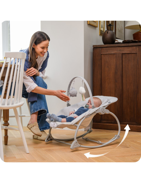 copy of MoMi LAPIS leżaczek JASNOSZARY