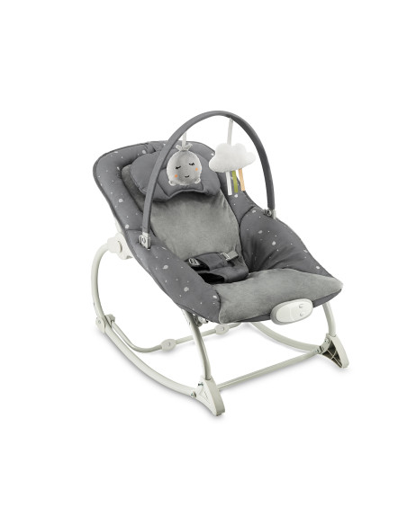 MoMi LAPIS bujaczek leżaczek CIEMNOSZARY