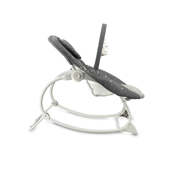 MoMi LAPIS bujaczek leżaczek CIEMNOSZARY