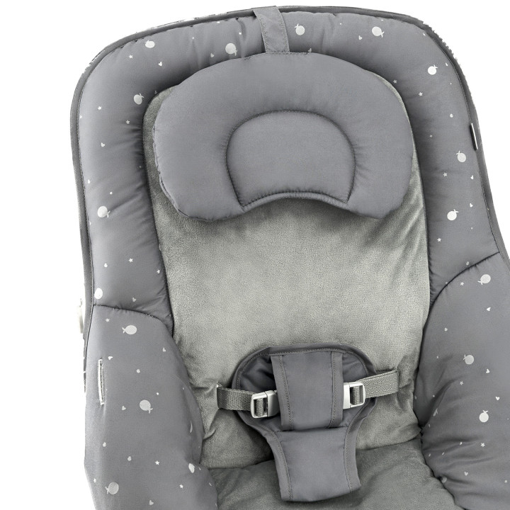 MoMi LAPIS bujaczek leżaczek CIEMNOSZARY