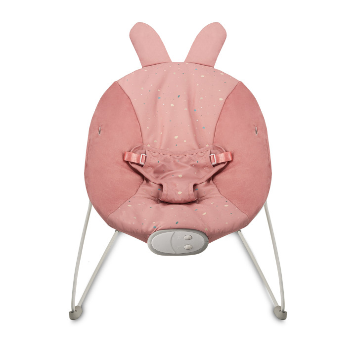 MoMi GLOSSY leżaczek RÓŻOWY