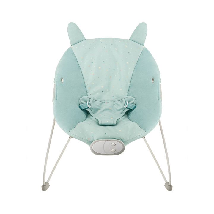 MoMi GLOSSY leżaczek NIEBIESKI