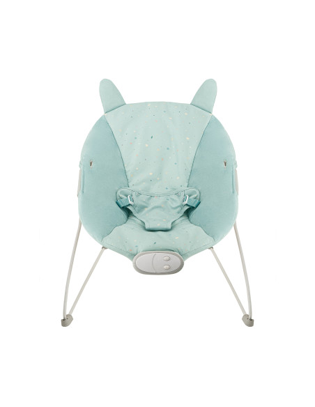 MoMi GLOSSY leżaczek NIEBIESKI