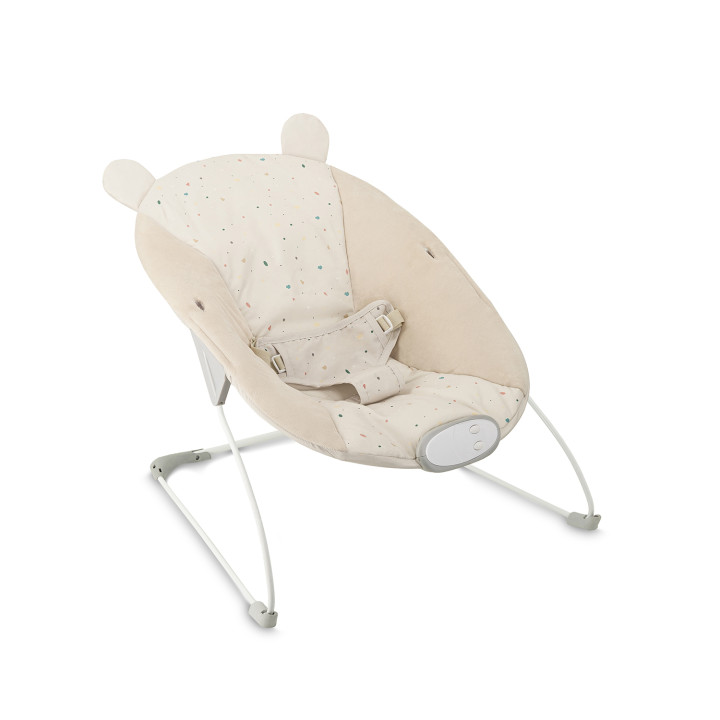 MoMi GLOSSY leżaczek BEŻOWY